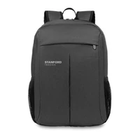 Kép 3/9 - STOCKHOLM BAG 360D poliészter laptop hátizsák, szürke