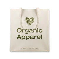 Kép 3/4 - ORGANIC COTTONEL Biopamut bevásárlótáska 105 g, bézs