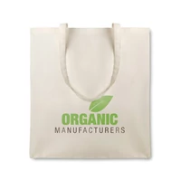 Kép 4/4 - ORGANIC COTTONEL Biopamut bevásárlótáska 105 g, bézs