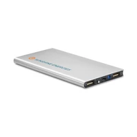 Kép 6/6 - SOLAR POWERFLAT 8000 mAh napelemes powerbank, matt ezüst