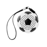 Kép 7/7 - FIESTA Futball labda alakú hangszóró, fehér/fekete