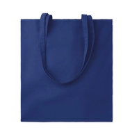 Kép 2/3 - COTTONEL COLOUR + Pamut bevásárlótáska, 140 g., kék