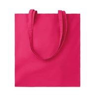 Kép 1/3 - COTTONEL COLOUR + Pamut bevásárlótáska, 140 g., fukszia