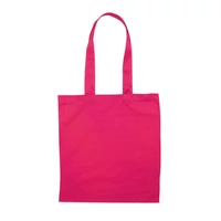 Kép 3/3 - COTTONEL COLOUR + Pamut bevásárlótáska, 140 g., fukszia