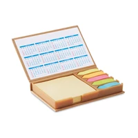 Kép 1/10 - MEMOCALENDAR Asztali jegyzettömb naptárral, bézs