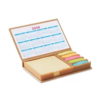 Kép 10/10 - MEMOCALENDAR Asztali jegyzettömb naptárral, bézs