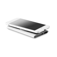 Kép 5/5 - POWER&WIRELESS 4000 mAh vez.nélk. powerbank, matt ezüst