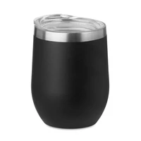 Kép 7/7 - CHIN CHIN Duplafalú bögre 300 ml, fekete