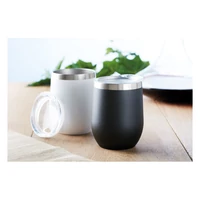 Kép 3/7 - CHIN CHIN Duplafalú bögre 300 ml, fekete