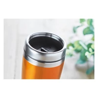 Kép 4/6 - RODEO COLOUR Duplafalú úti bögre 400 ml, narancssárga