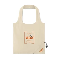 Kép 5/8 - FRESA SOFT Összehajth. pamut táska, 105 g, bézs