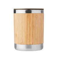 Kép 8/10 - MOKKA Duplafalú pohár 300ml, fa