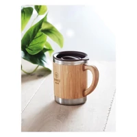 Kép 4/10 - MOKKA Duplafalú pohár 300ml, fa