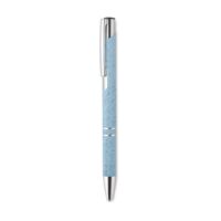 Kép 2/5 - BERN PECAS Szalma/ABSnyomógombos toll, kék