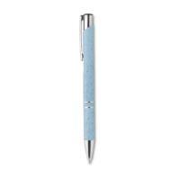 Kép 3/5 - BERN PECAS Szalma/ABSnyomógombos toll, kék