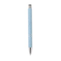 Kép 5/5 - BERN PECAS Szalma/ABSnyomógombos toll, kék