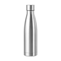 Kép 1/8 - BELO BOTTLE Duplafalú palack, 500 ml, matt ezüst