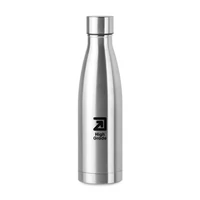 Kép 3/8 - BELO BOTTLE Duplafalú palack, 500 ml, matt ezüst