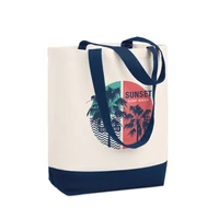 Kép 4/5 - KLEUREN BAG Vászon strandtáska, 280 g, kék