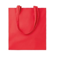 Kép 1/5 - COTTONEL COLOUR ++ Pamut bevásárlótáska, 180 g., piros