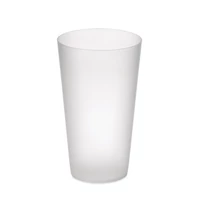 Kép 1/4 - FESTA LARGE Többsz haszn rend.pohár 500ml, áttetsző fehér