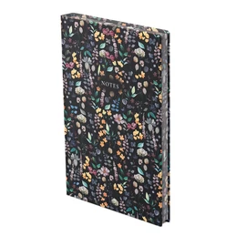 "404 Notes found" jegyzetfüzet - B5 Flowers black