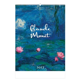 Claude Monet falinaptár - 2027