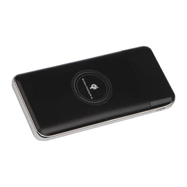 Vezeték nélküli power bank  - 8000 mAh, fekete