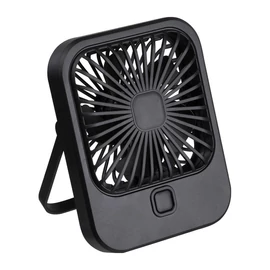Asztali ventilátor akkumulátorral, fekete