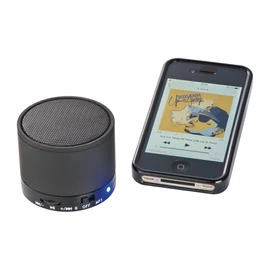 Fém bluetooth hangszóró, fekete