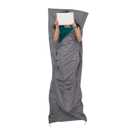 VACATION VIBES utazó hálózsák, fekete, szürke