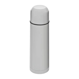 Rozsdamentes acél termosz, 500 ml, fehér