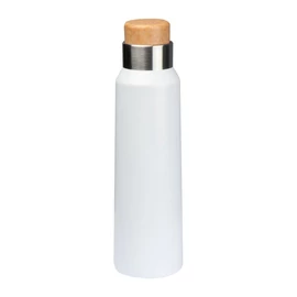 Termosz parafa hatású kupakkal, 500 ml, fehér