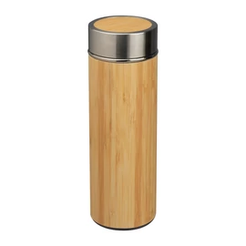 Acél termosz bambusz bevonattal, 350 ml, bézs
