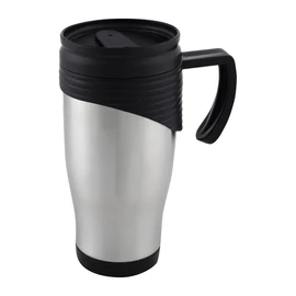 Rozsdamentes acél termoszbögre, 400 ml, szürke