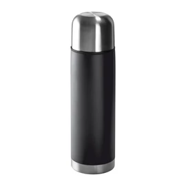 Rozsdamentes acél termosz, 500 ml, fekete