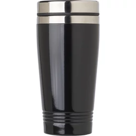 Duplafalú pohár, 450 ml, fekete