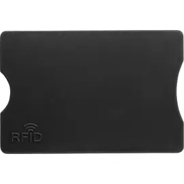 Kártyatartó RFID védelemmel, műanyag, fekete