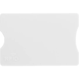 Kártyatartó RFID védelemmel, műanyag, fehér