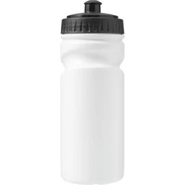 Kulacs, 500 ml, újrahasznosítható műanyag, fekete