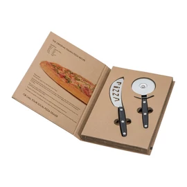 Pizza készlet, fekete