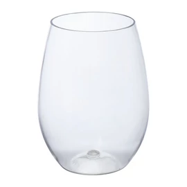 PET műanyag pohár, 450 ml, áttetsző
