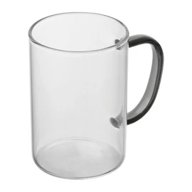 Üvegbögre színes füllel, 250 ml, fekete
