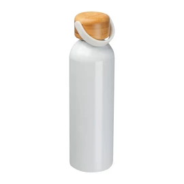 Újrahasznosított alumínium kulacs, 600 ml, fehér