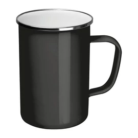 Zománcozott bögre 550 ml, fekete