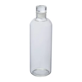 Üveg ivópalack, 750 ml, áttetsző