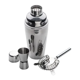 Koktélos készlet, 500 ml, szürke