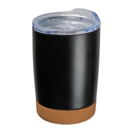 Rozsdamentes acél bögre, 350ml, fekete
