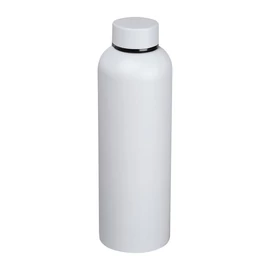 Újrahasznosított rozsdamentes acél kulacs,600ml, fehér