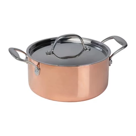 Indukciós főzőedény fedéllel, rose gold